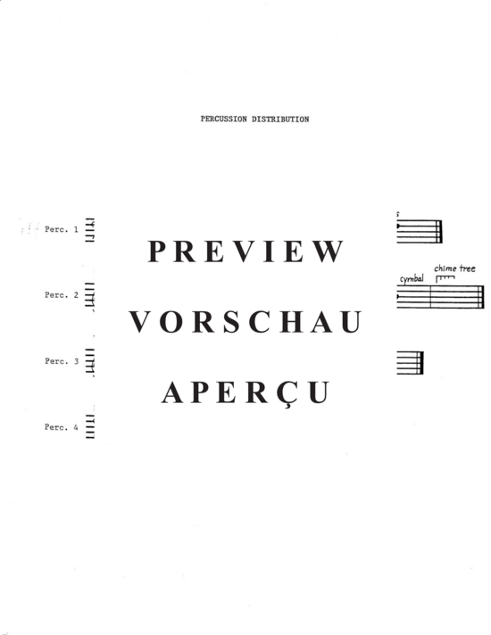 Product gallery: Page 4 of 21 Escapade , , (alto saxophone solo and 4 percussionists)