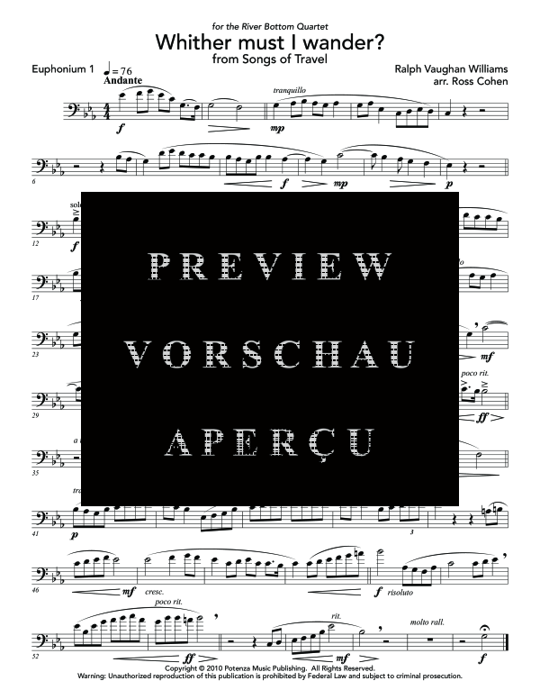 Product gallery: Page 9 of 11 Whither Must I Wander?, , (Tuba Quartett EETT)