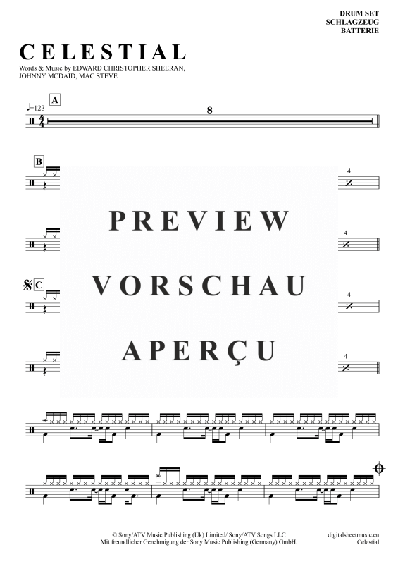 gallery: Celestial, Sheeran, Ed, Drums