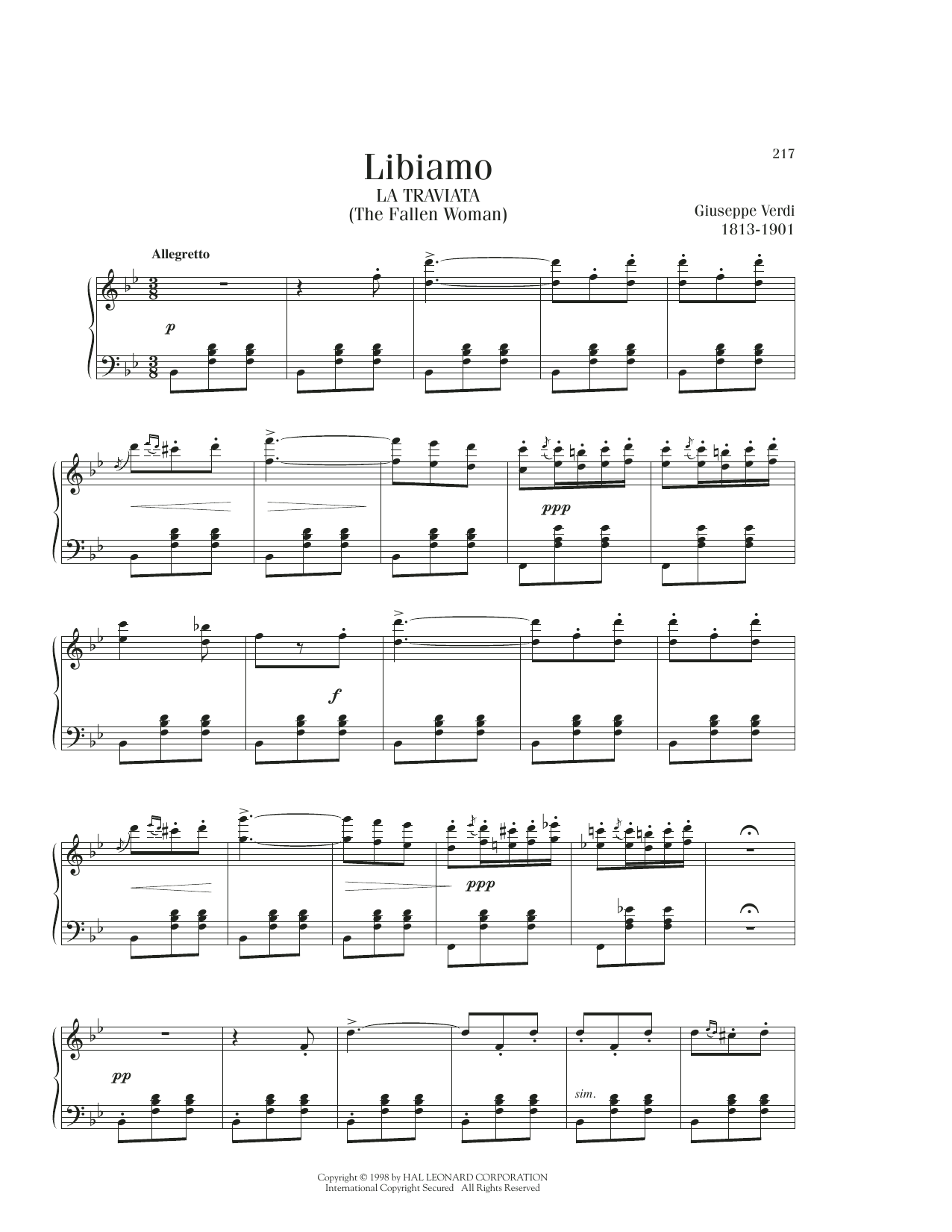 Produktbild zu: Libiamo (Brindisi)