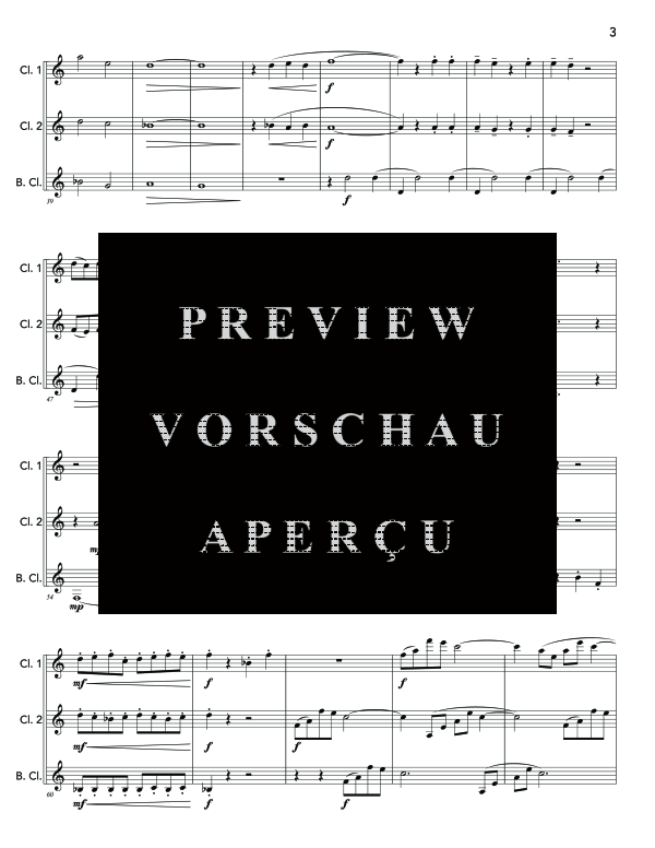 Product gallery: Page 7 of 11 When The Mood Takes You, , (Clarinet Trio)