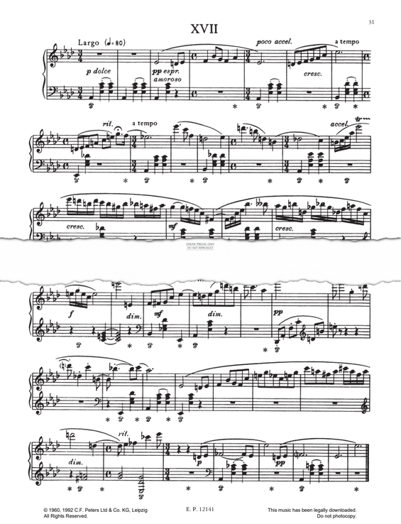 Produktgalerie: Seite 1 von 1 Prelude No.17 (from 24 Preludes Op. 34), Dmitri Shostakovich, Klavier