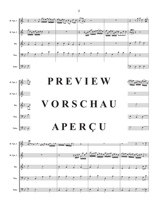 Produktgalerie: Seite 4 von 19 Rejoice Greatly, Daughter of Zion , , (Blechbläser Quintett)