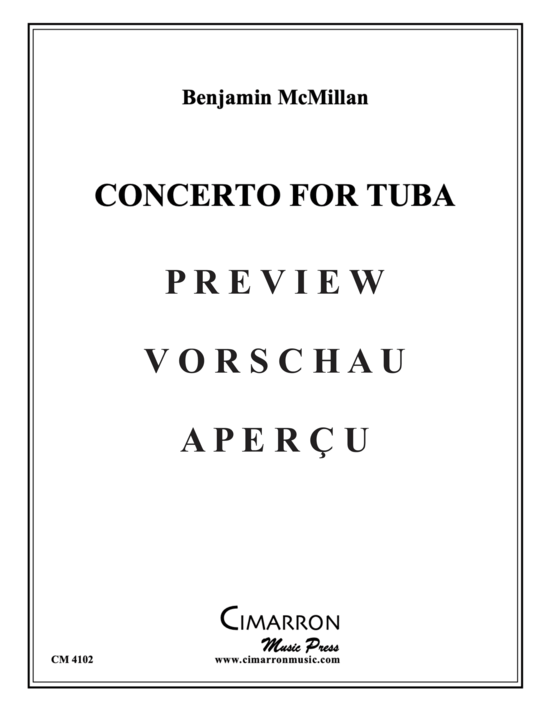 Product gallery: Page 2 of 21 Concerto for Tuba , , (tuba + piano)