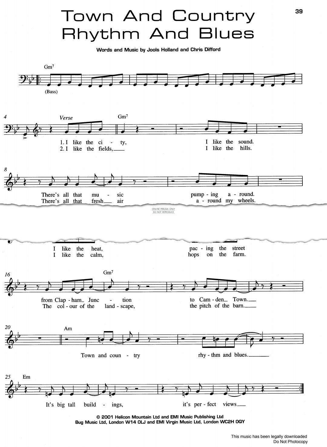 Produktbild zu: Town And Country Rhythm Blues