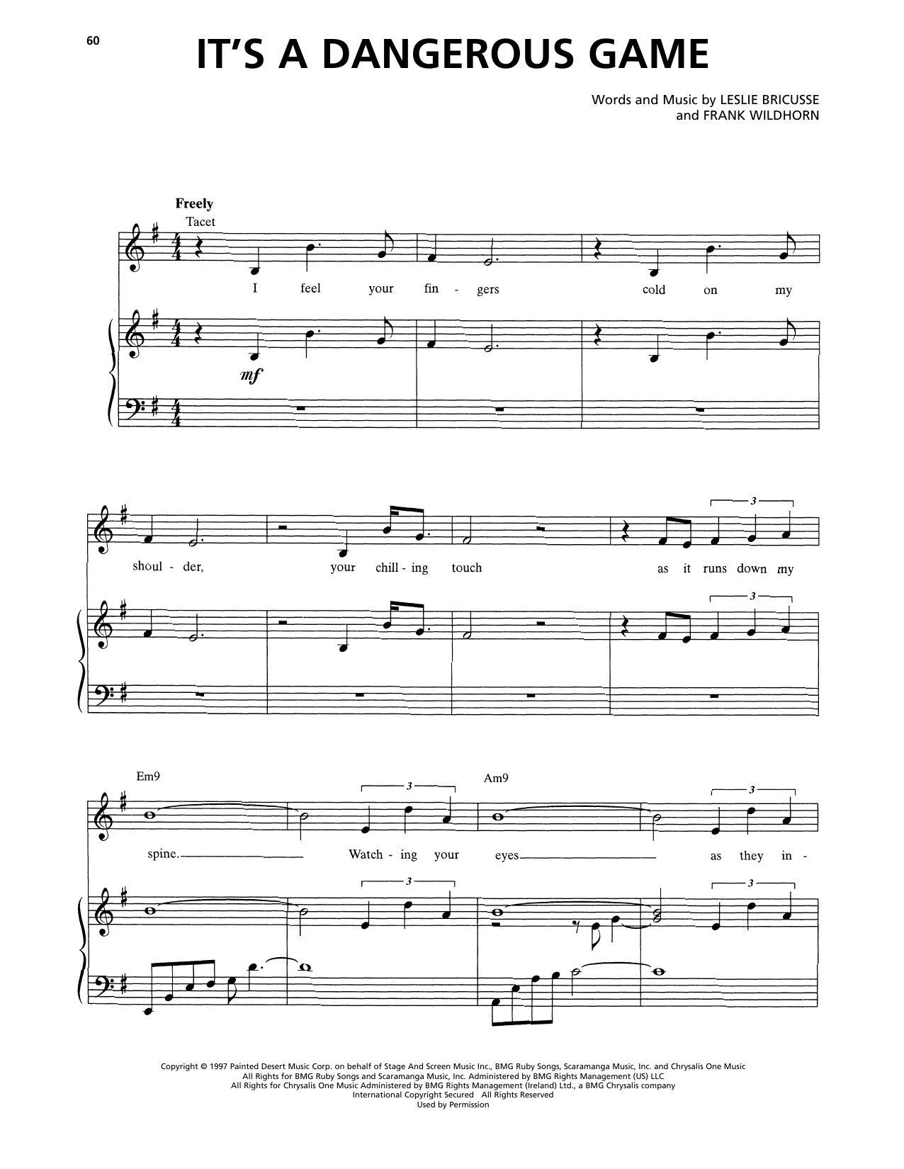 Produktbild zu: It's A Dangerous Game (from Jekyll & Hyde) (2013 Revival Version)