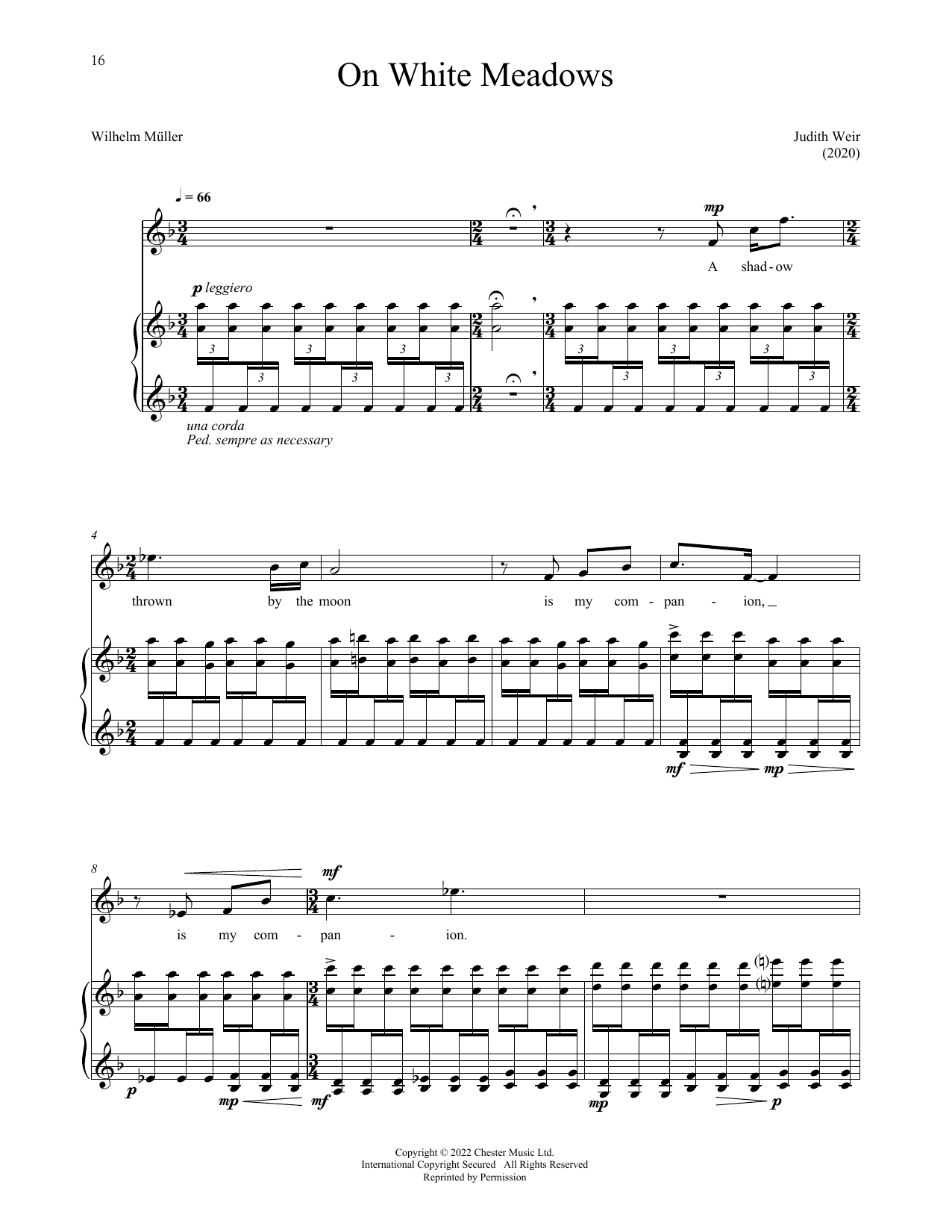 Produktgalerie: Seite 1 von 1 On White Meadows, Judith Weir, Gesang, Klavier