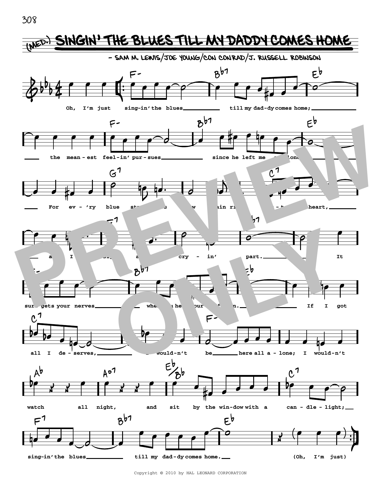 Produktbild zu: Singin' The Blues Till My Daddy Comes Home (arr. Robert Rawlins)
