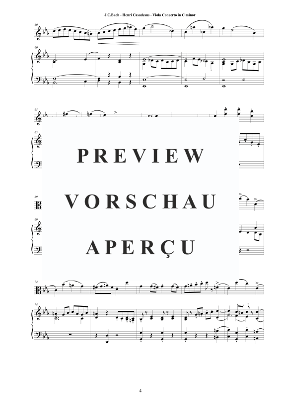 Produktgalerie: Seite 5 von 11 Viola Concerto in C minor, , Viola und Klavier