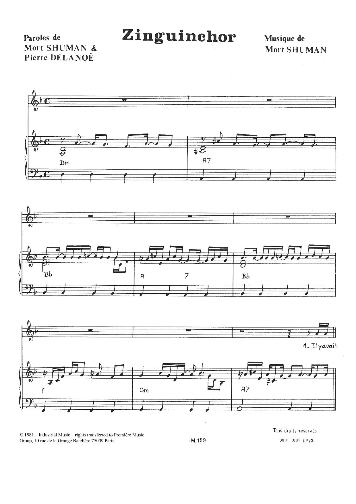 Product gallery: Page 1 of 1 Zinguinchor, Mort Shuman