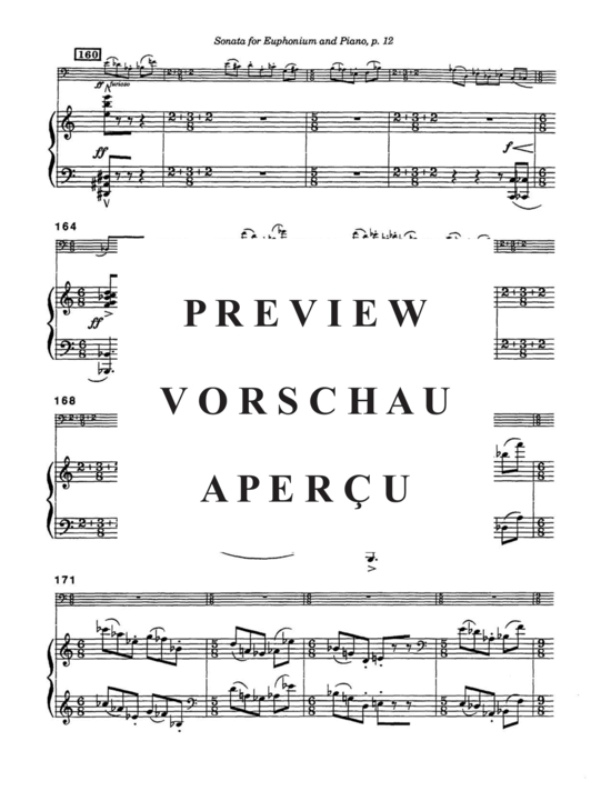 Product gallery: Page 12 of 21 Sonata for Euphonium , , (euphonium + piano)