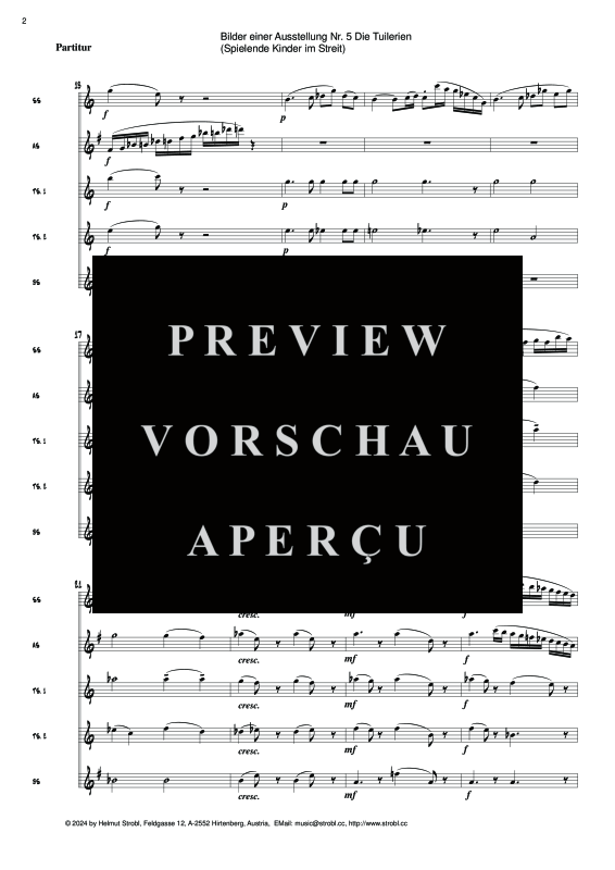 Produktgalerie: Seite 4 von 10 Die Tuilerien, , Saxophon Quintett