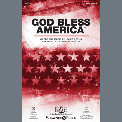 Product picture to: God Bless America (arr. Joseph M. Martin)