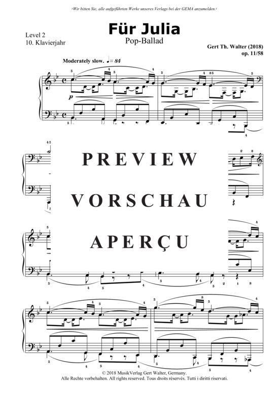 Produktgalerie: Seite 2 von 4 Für Julia , , Klavier Solo