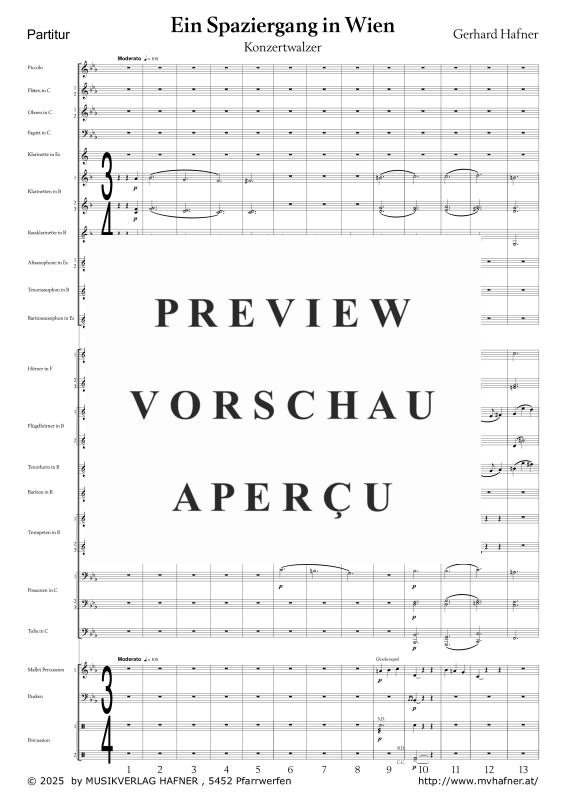 gallery: Ein Spaziergang in Wien, , (large wind orchestra)