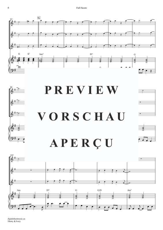 Produktgalerie: Seite 7 von 11 Ebony And Ivory, McCartney, Paul/Wonder, Stevie, (Violinen Trio + Klavier)