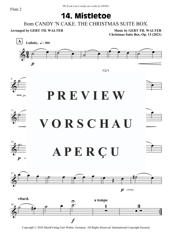Produktgalerie: Seite 5 von 6 Mistletoe, , Flöten Trio
