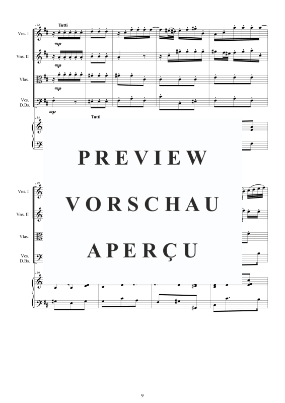 Produktgalerie: Seite 10 von 11 Cembalo Konzert Nr. 4 in D-Dur, , Cembalo und Streichorchester