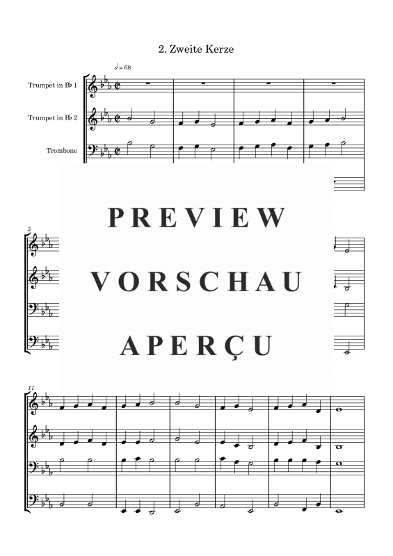 gallery: Adventskranz, , Blechbläser Quartett