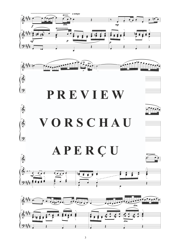 Produktgalerie: Seite 4 von 11 Flöten Sonate Nr. 3 E-Dur BWV 1016, , Flöte und Cembalo/Klavier