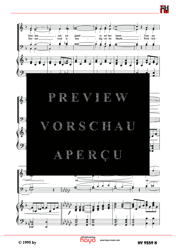 gallery: Sehnsucht, , (Gemischter Chor und Klavier - Klavierpartitur)