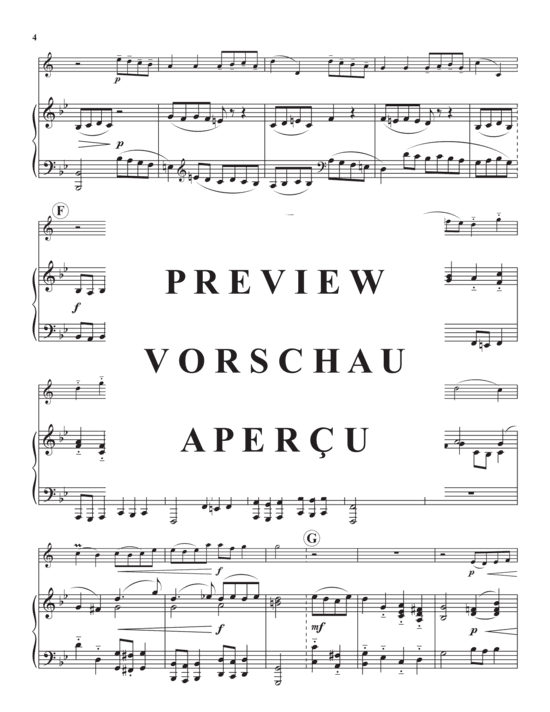 Produktgalerie: Seite 6 von 10 Two Gavottes , , (Trompete in B + Klavier)