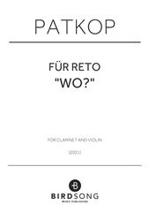 Produktbild zu: für Reto "wo?"