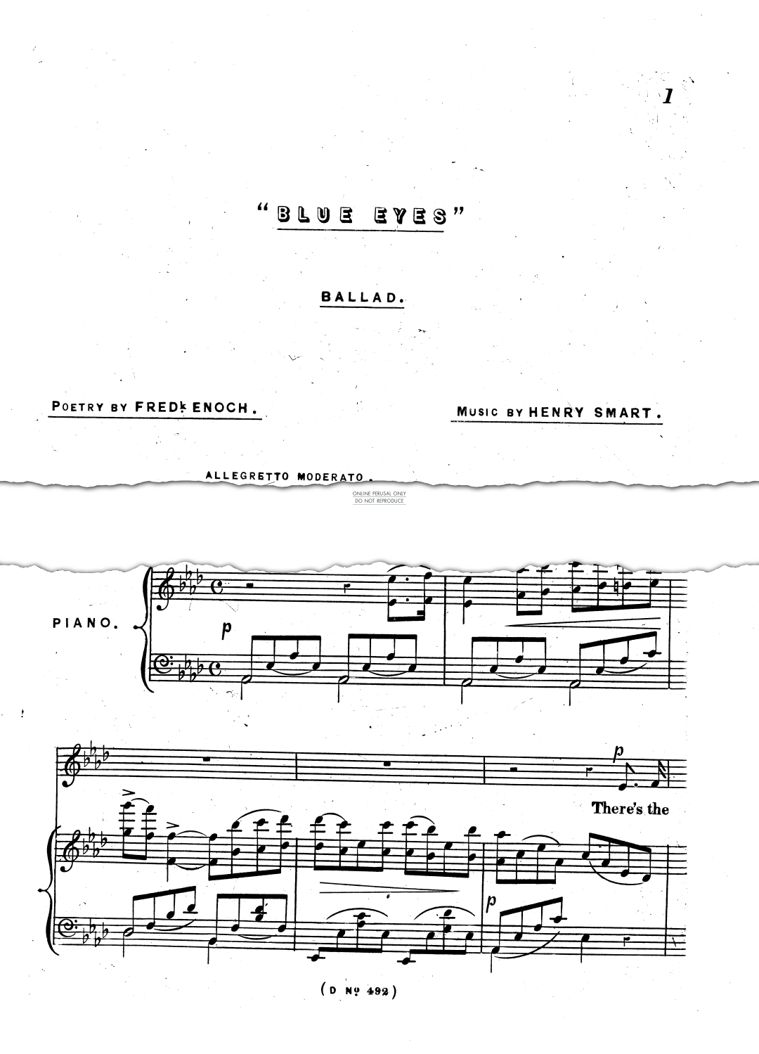 Produktgalerie: Seite 1 von 1 Blue Eyes, Henry Smart, Gesang, Klavier