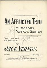 cover: An Afflicted Trio, Jack Vernon