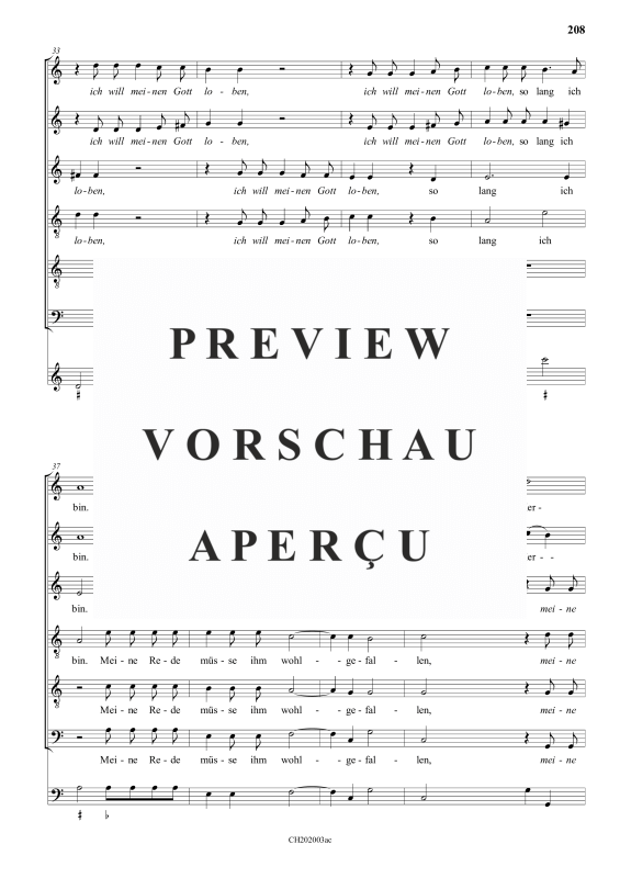 gallery: Alleluja, ich will dem Herren singen , , (Gemischter Chor 6-stimmig)