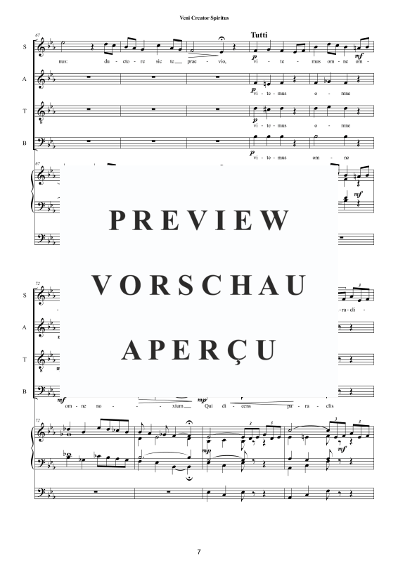 Produktgalerie: Seite 8 von 11 Veni Creator Spiritus - Song of Pentecost, , Gemischter Chor und Orgel