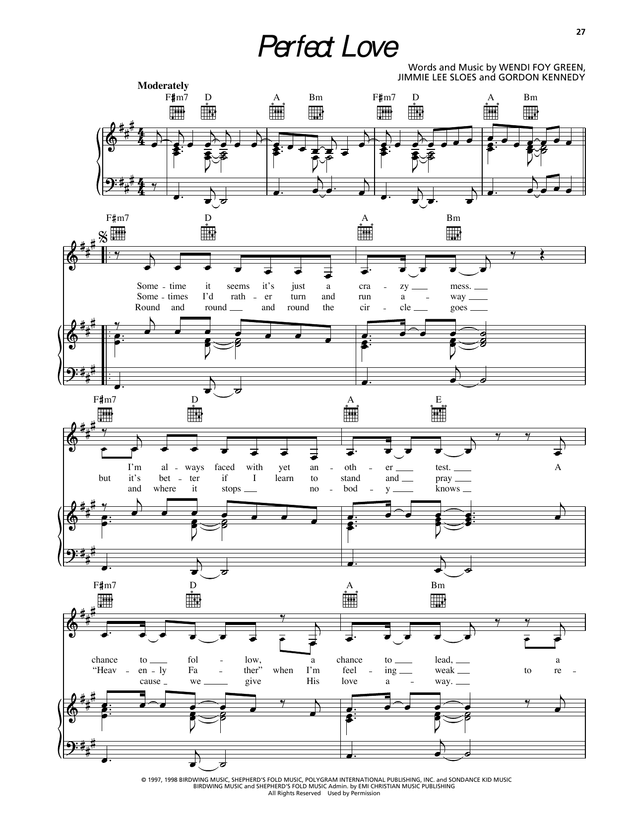 Produktgalerie: Seite 1 von 1 Perfect Love, Sierra, Gesang, Gitarre, Klavier