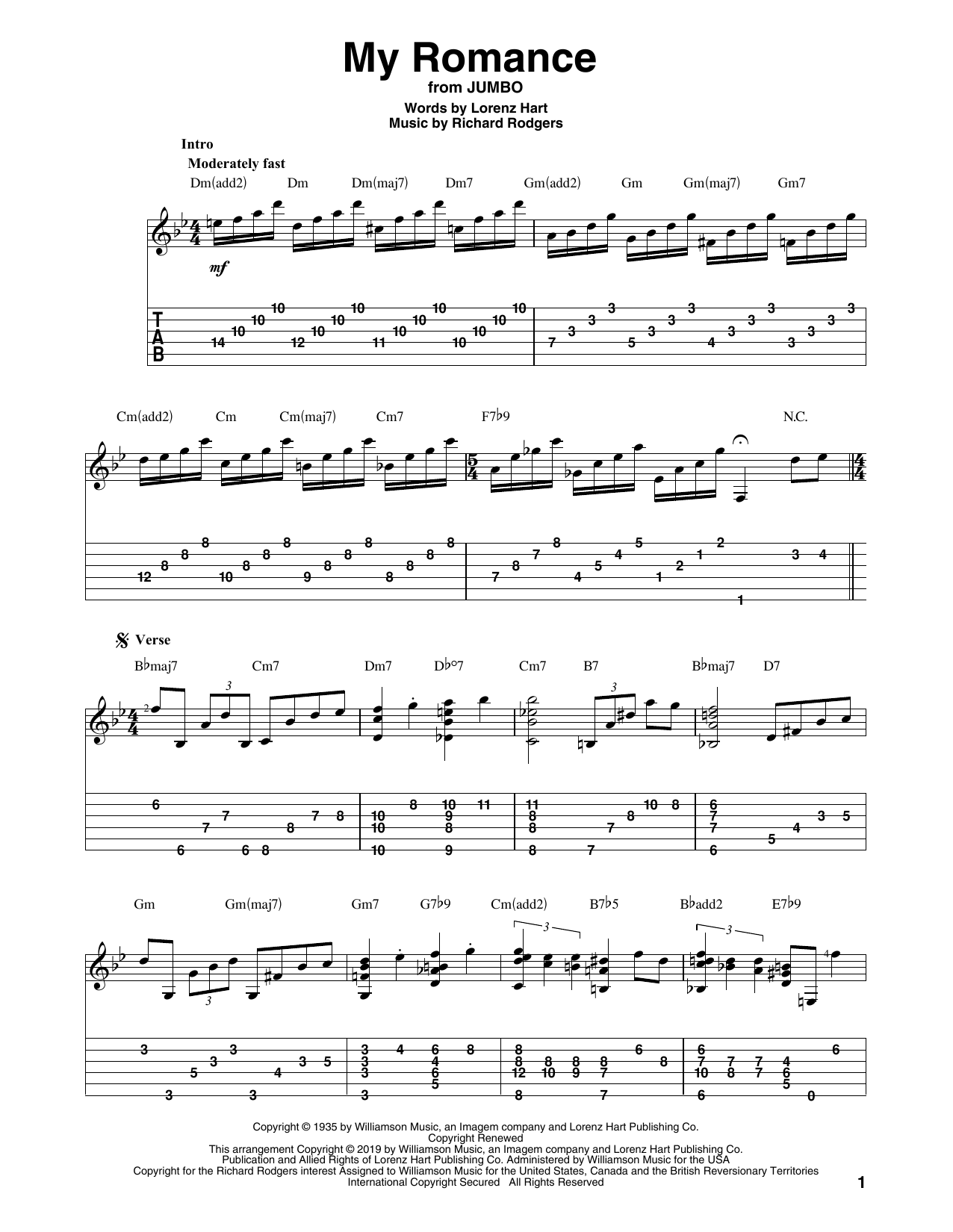 Produktbild zu: My Romance (arr. Bill LaFleur)