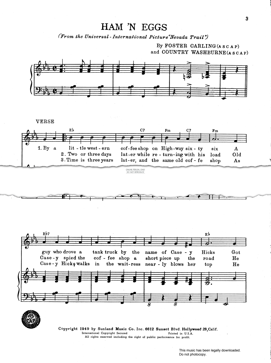 gallery: Ham 'N Eggs, Tex Williams