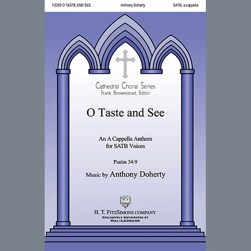 cover: O Taste And See, Anthony Doherty, Chor
