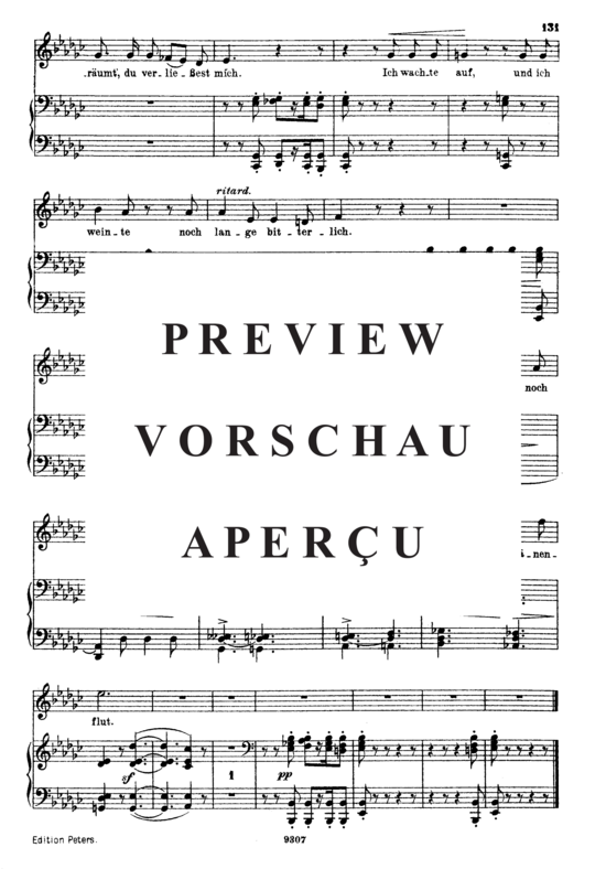 Product gallery: Page 3 of 3 Ich hab' im Traum geweinet, Op.48 No.13, , High Voice and Piano