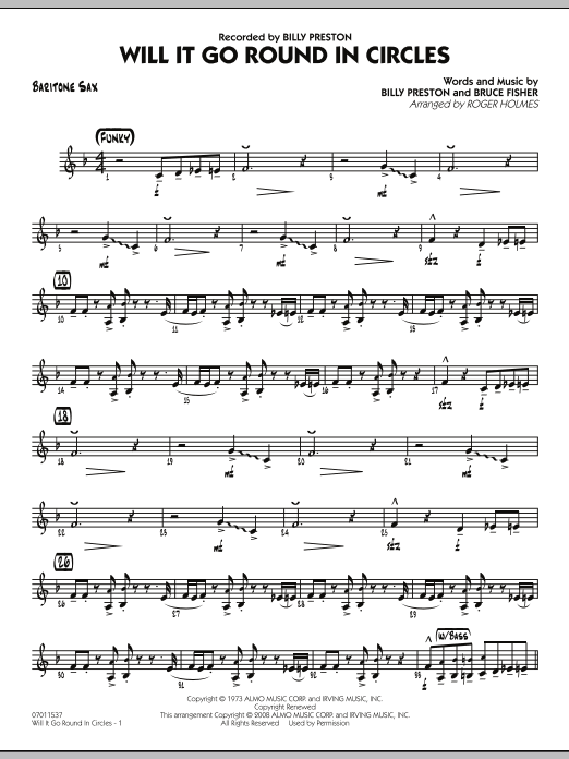 Produktgalerie: Seite 1 von 1 Will It Go Round in Circles? - Baritone Sax, 