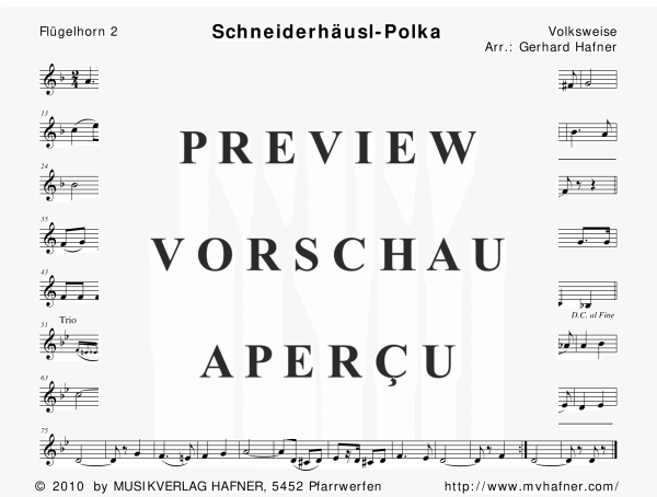 gallery: Schneiderhäusl-Polka, , (woodwind and brass)