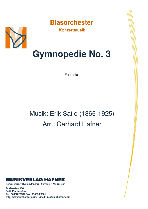 Product picture to: Gymnopedie No. 3Erik Satie