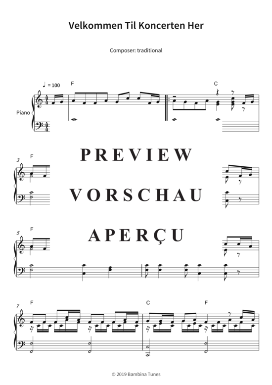 Produktgalerie: Seite 4 von 5 Velkommen Til Koncerten Her , , Klavier Solo