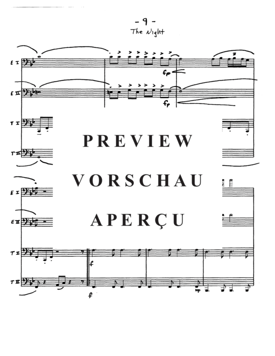 Product gallery: Page 11 of 21 The Night , , (Tuba Quartet EETTt)