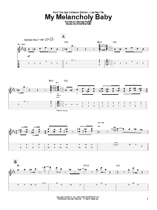 Produktbild zu: My Melancholy Baby