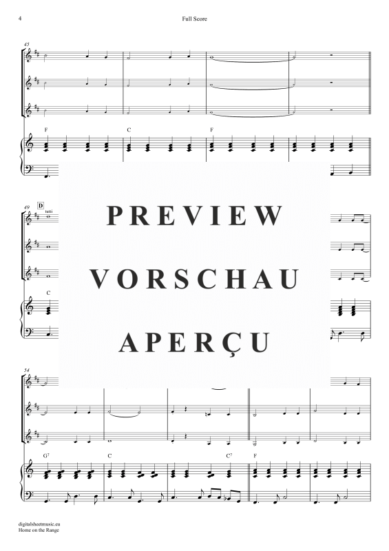 gallery: Home On The Range, American Folk Song, (Klarinetten Trio + Klavier)