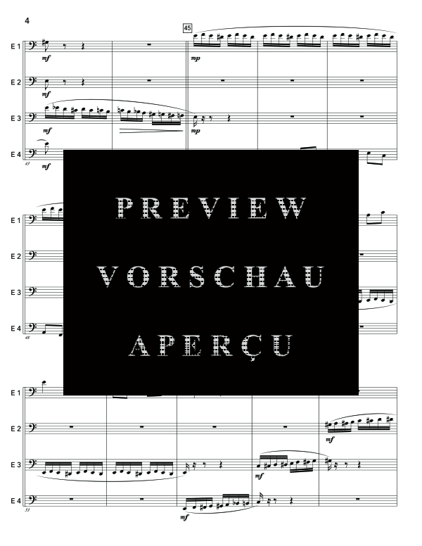 Produktgalerie: Seite 8 von 11 Flight of the Bumblebee, , (Euphonium Quartett)