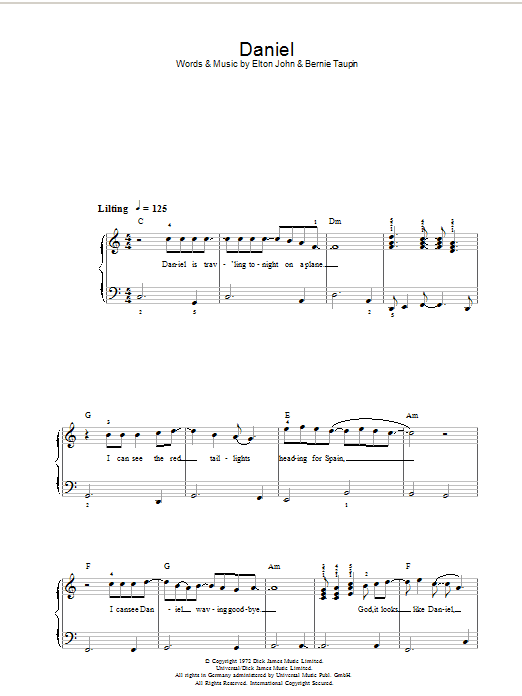 Produktbild zu: Daniel (Chorus Only)