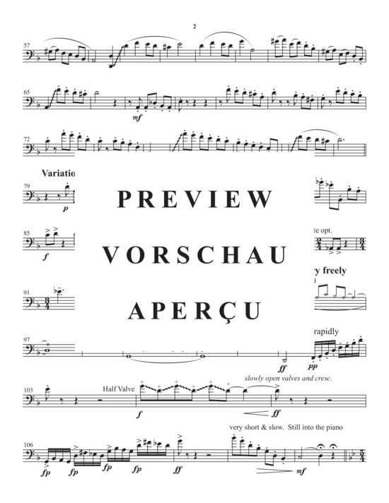 Product gallery: Page 15 of 21 Rite of Passage , , (euphonium + piano)