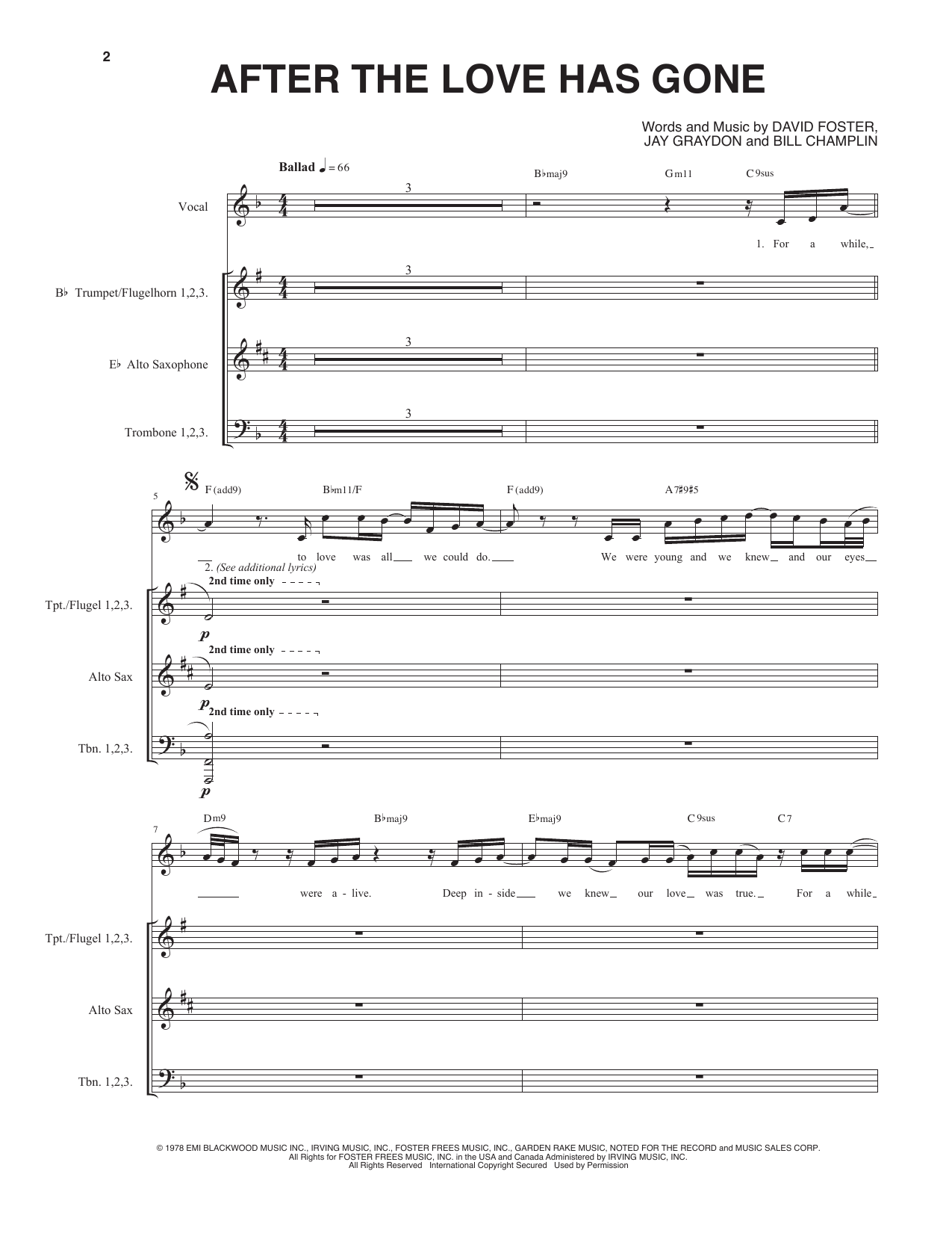 Produktbild zu: After The Love Has Gone
