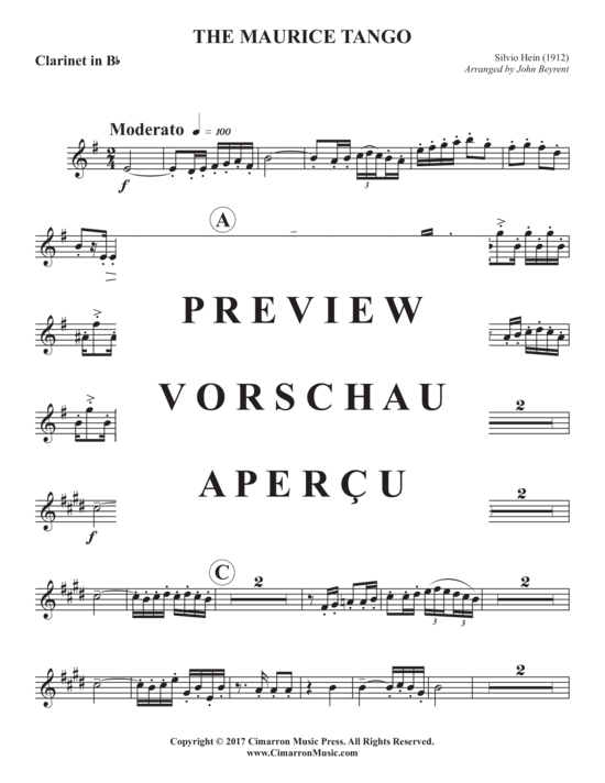 Product gallery: Page 13 of 21 The Maurice Tango (1912) , , Woodwind Ensemble