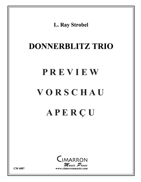 Produktgalerie: Seite 2 von 13 Donnerblitz Trio , , (Blechbläser Trio für Horn in F, Posaune + Tuba)