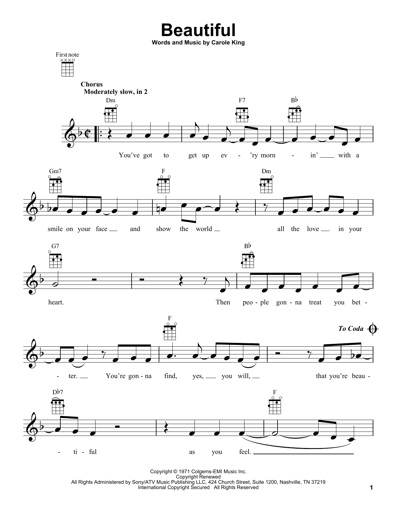 Product gallery: Page 1 of 1 Beautiful, Carole King